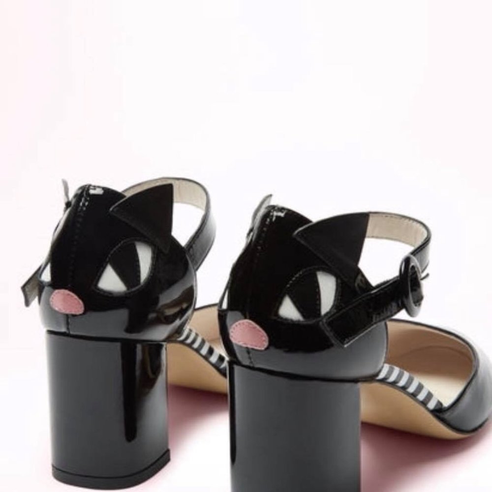 BRAND NEW-Lulu Guinness Cat Renee Black Shoes